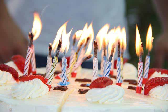 torta di compleanno - birthday cake in Italian