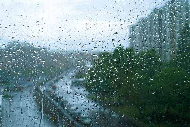 A rainy day in German: ein Regentag