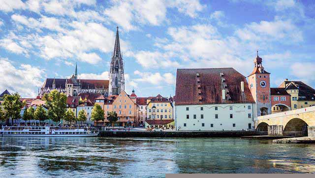 river danube near regensburg